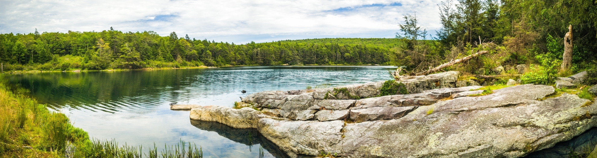 Hemlock Pond in Delaware Water Gap National Recreation Area in New Jersey